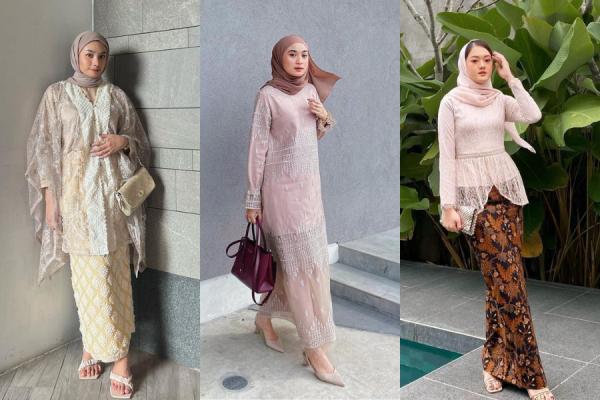 14 Outfit Brokat Kondangan Beragam Warna Yang Mudah Ditiru 9841