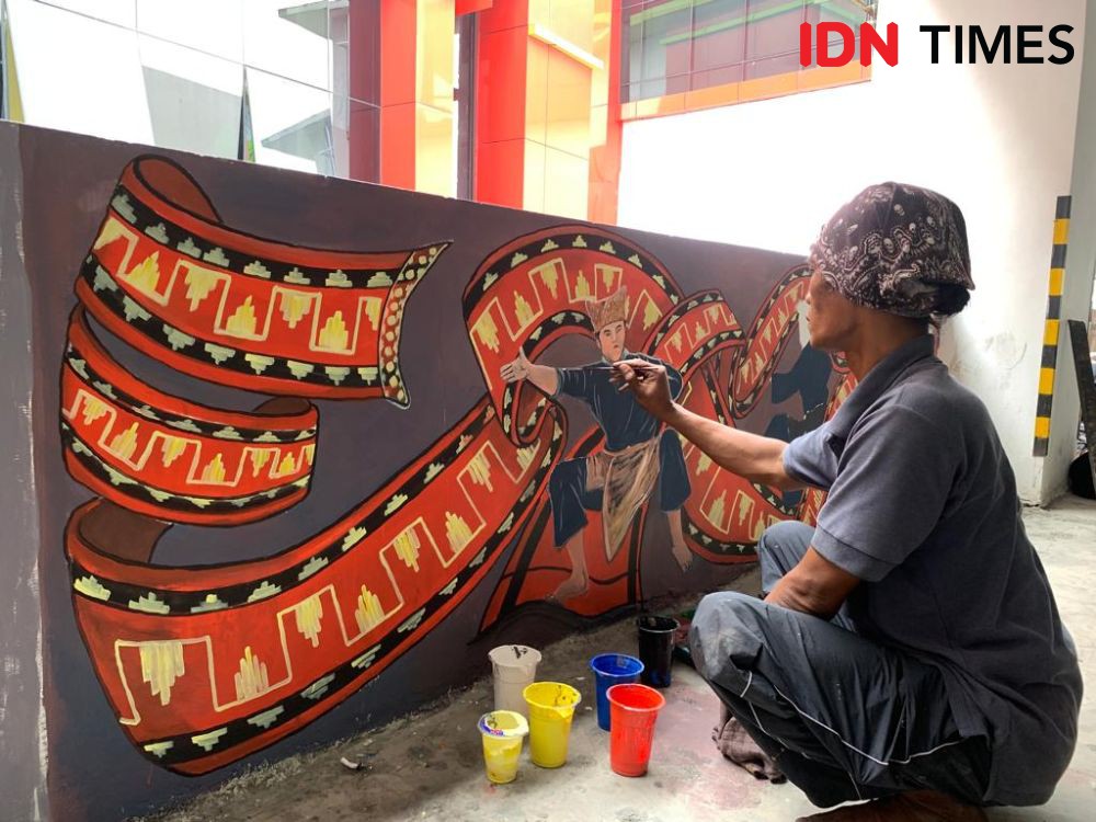 Mengenal Budaya dan Tradisi Lampung dari Seniman Mural