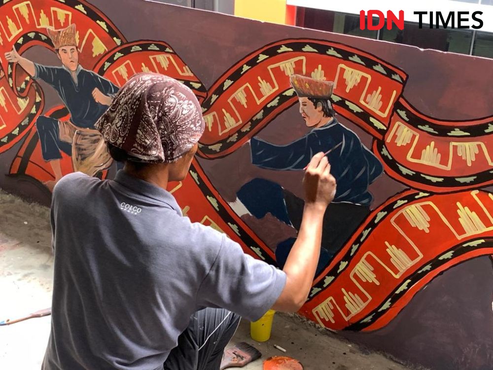 Mengenal Budaya dan Tradisi Lampung dari Seniman Mural
