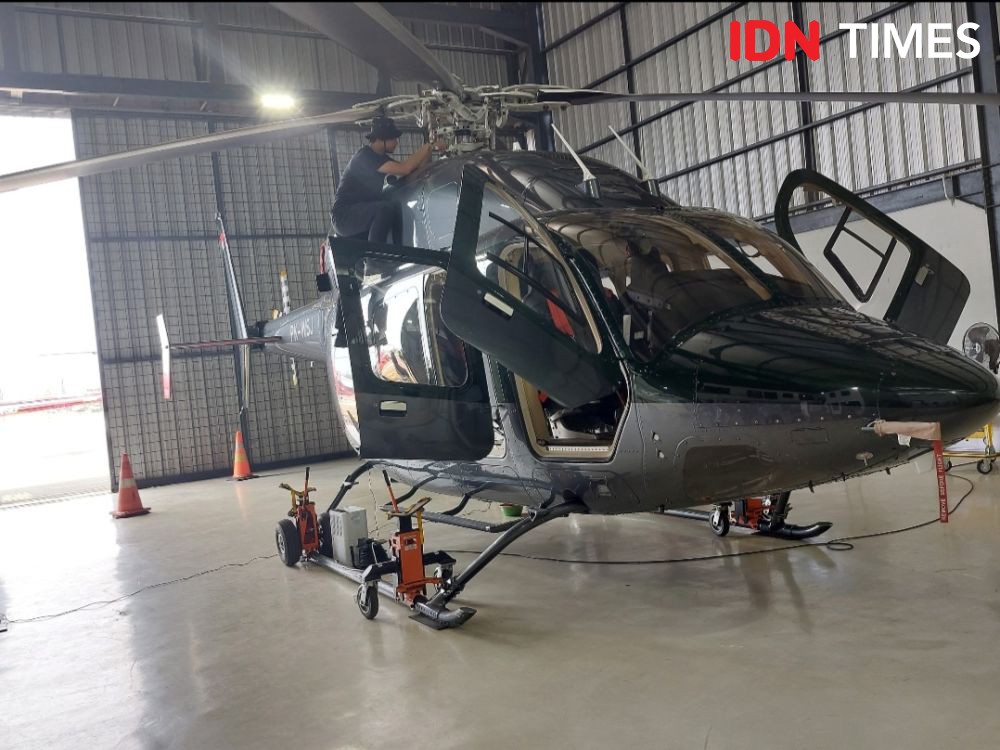 Ada Hexia di Bandara Soetta, 9 Pengunjung Bisa Naik Helikopter Gratis
