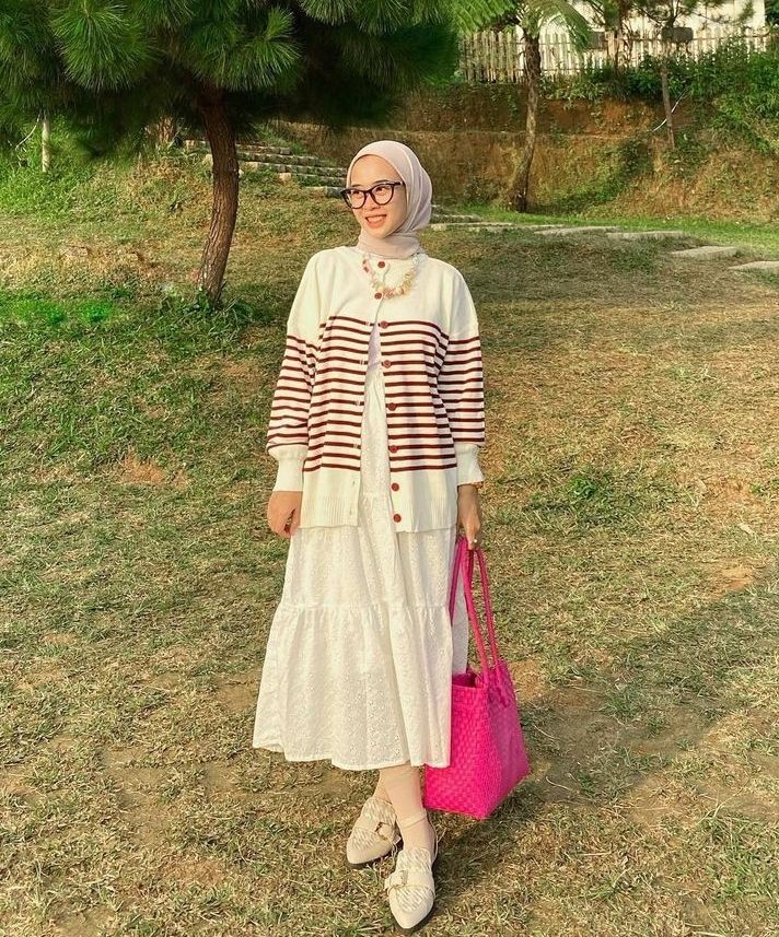 Dress sale dengan cardigan