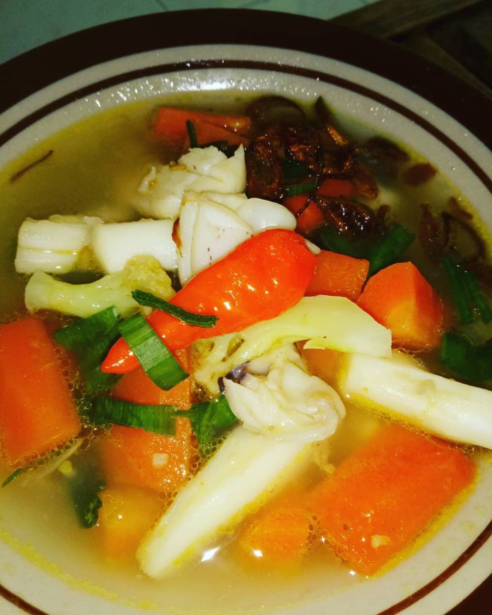 Resep Sup Seafood Cumi Asam Pedas Yang Bikin Lidah Bergoyang