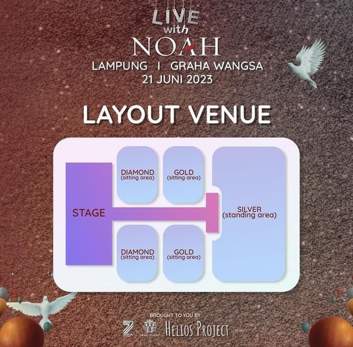Ada Harga Spesial Tiket Konser Live With Noah di Lampung 