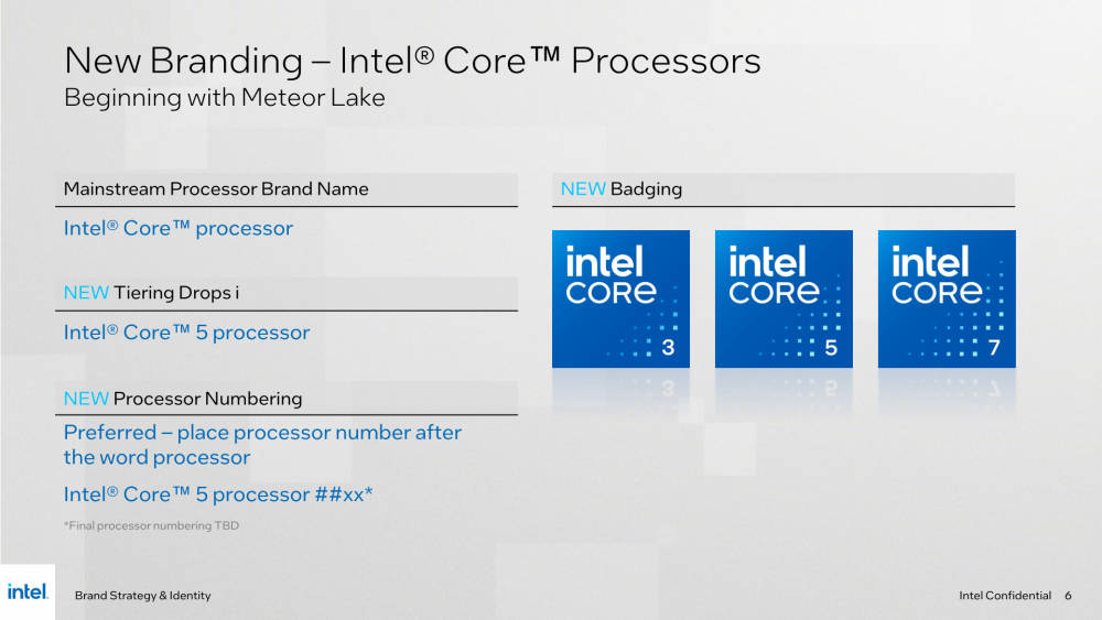 Lakukan Rebranding, Intel Hapus 'i' Di Depan Nama Prosesor!