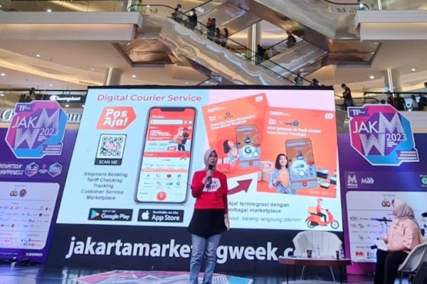 Beyond Logistic with PosAja, Hadir di Jakarta Marketing Week 2023