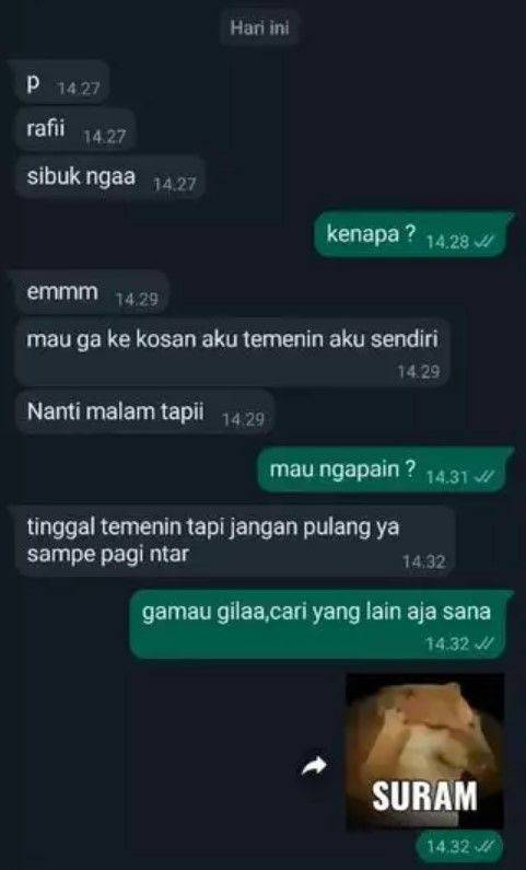 9 Chat Lucu Ngajak Selingkuh Ini Ending-nya Ditolak Menohok