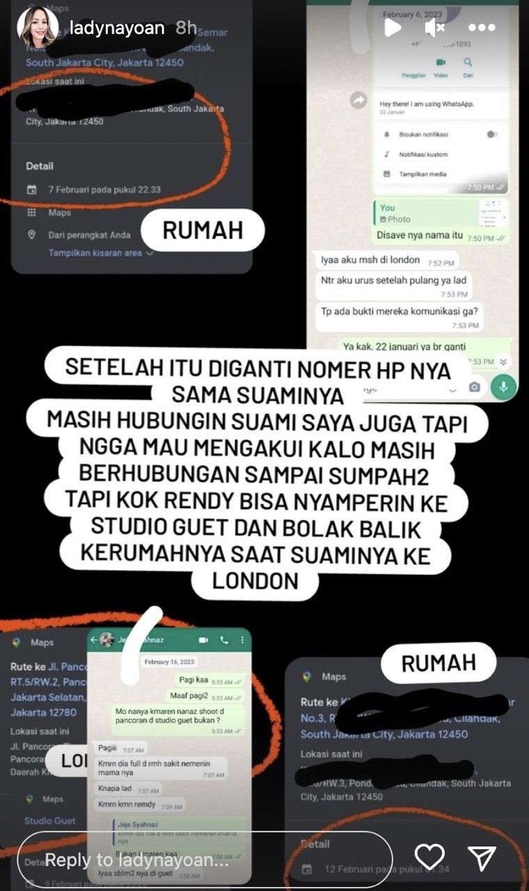 8 Bukti Dugaan Perselingkuhan Syahnaz Sadiqah Dan Rendy