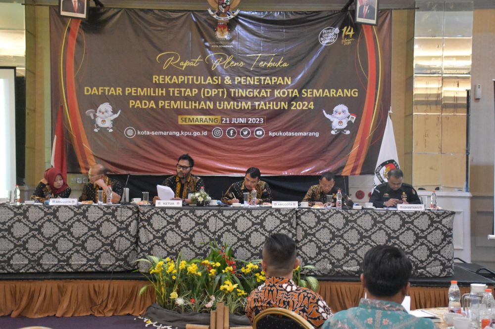1,23 Juta Warga Semarang Terdaftar di DPT Pemilu 2024 