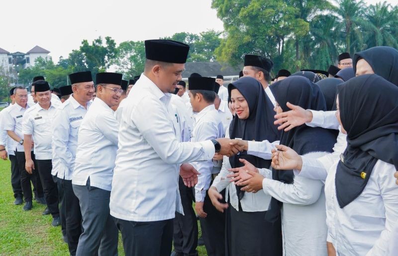 Bobby Nasution Lantik 1.153 Pegawai Kontrak, Berharap Beri Sumbangsih