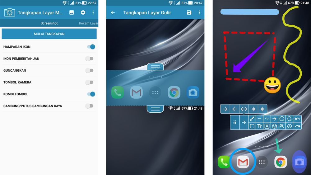 7 Aplikasi Terbaik untuk Screenshot di Android