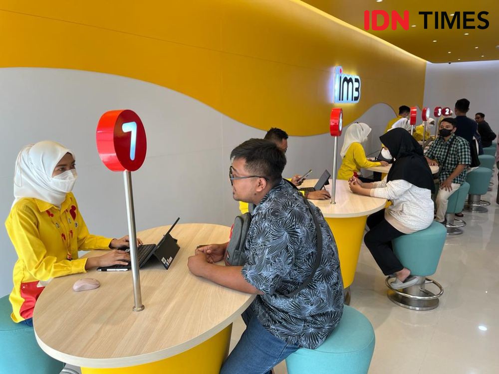 Melihat Konsep Baru Gerai IM3 Teluk Betung, Semakin Digital!