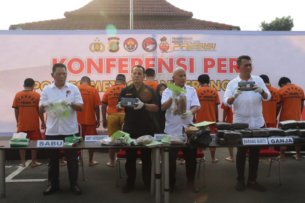Polisi Gagalkan Penyelundupan 48 Kg Narkotika dari Tangerang