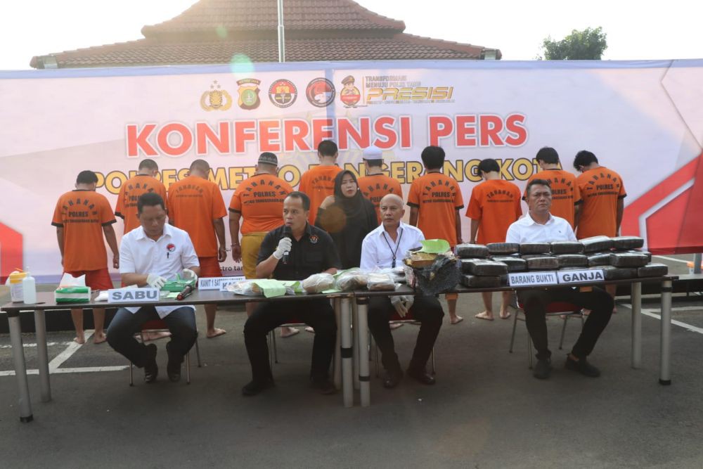 Polisi Gagalkan Penyelundupan 48 Kg Narkotika dari Tangerang