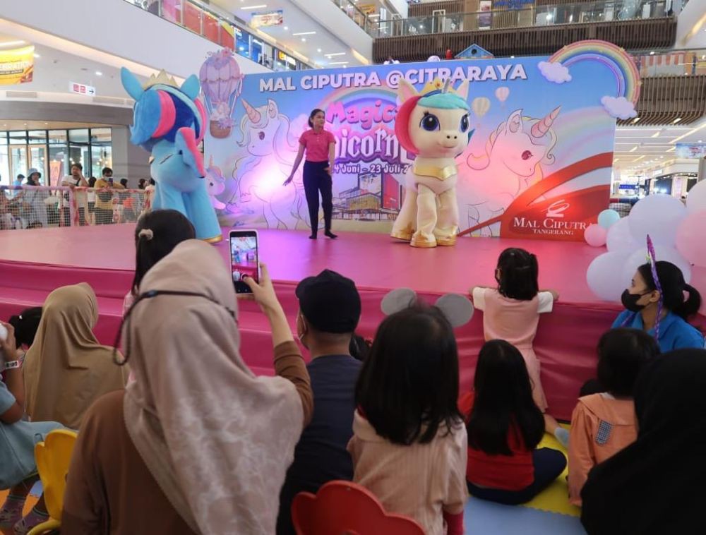 Ada Dunia Unicorn di Mall Tangerang, Cocok Ajak Anak Berlibur