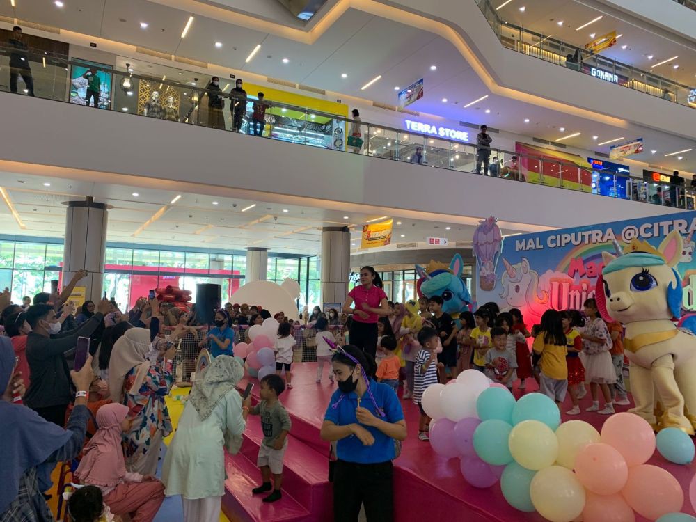 Ada Dunia Unicorn di Mall Tangerang, Cocok Ajak Anak Berlibur