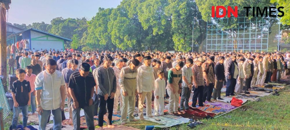 3.000 Jemaah Muhamadiyah Bandung Raya Gelar Salat Idul Ada di Lodaya 