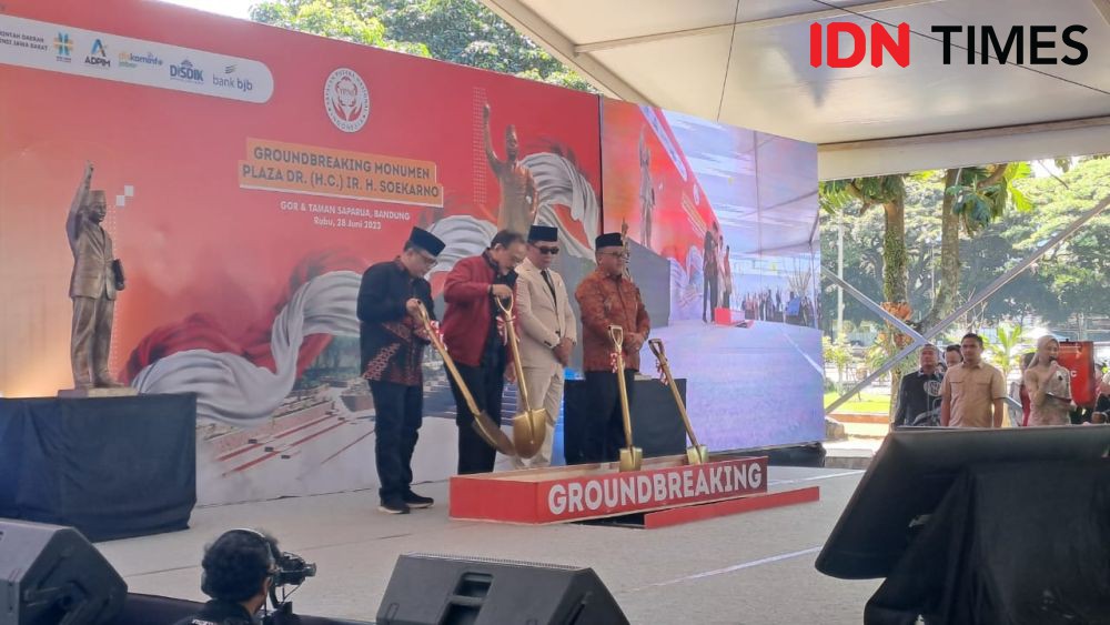 Monumen Bung Karno Senilai Rp15 Miliar Mulai Dibangun di Bandung 