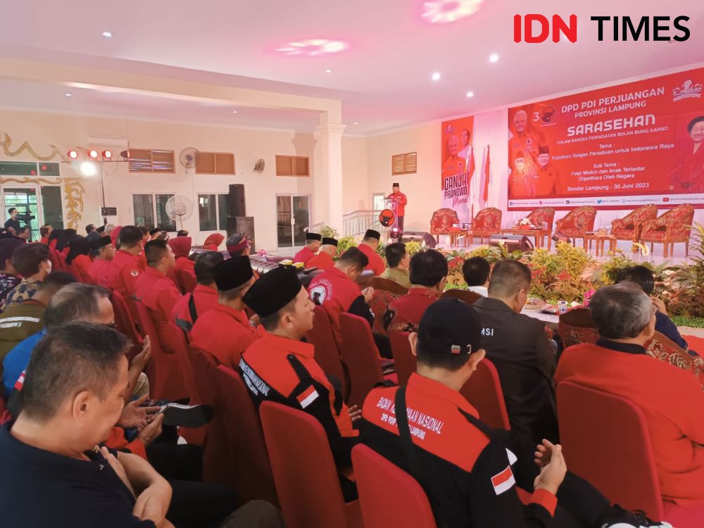 Imbas Cinta Mega Diduga Main Slot, DPD PDIP Lampung Ultimatum Kader