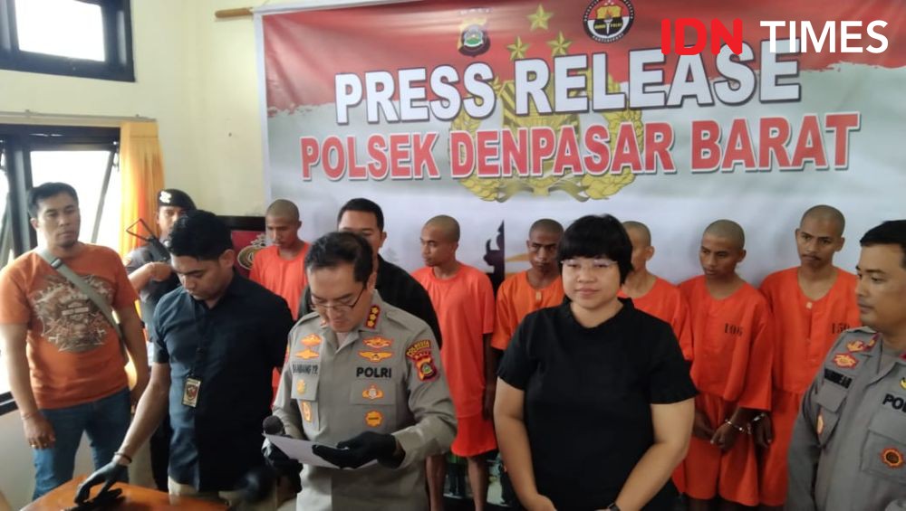Para Pelaku Penusukan di Denpasar Mengaku Habiskan 20 Botol Miras
