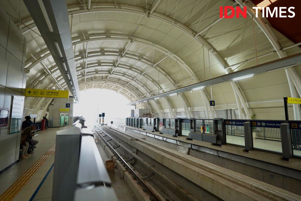 Melihat Persiapan Stasiun Dukuh Atas Lrt Jabodebek