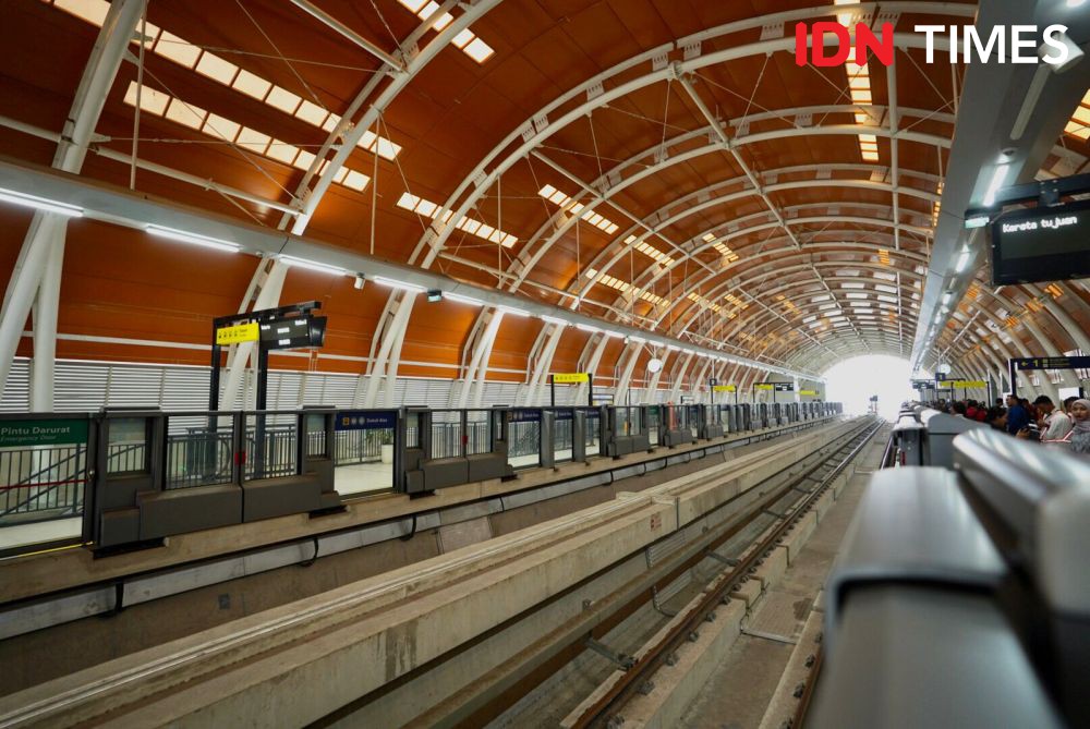 Melihat Persiapan Stasiun Dukuh Atas Lrt Jabodebek