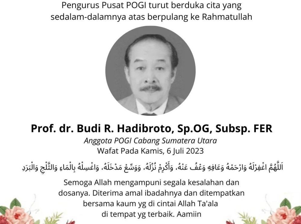 Prof Budi Hadibroto Tutup Usia, Gubernur Edy Datang Melayat