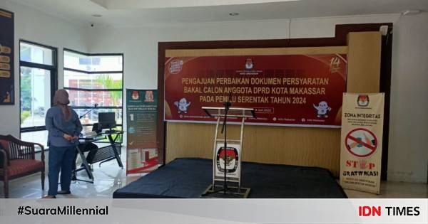 Parpol Di Makassar Belum Ajukan Perbaikan Dokumen Bacaleg