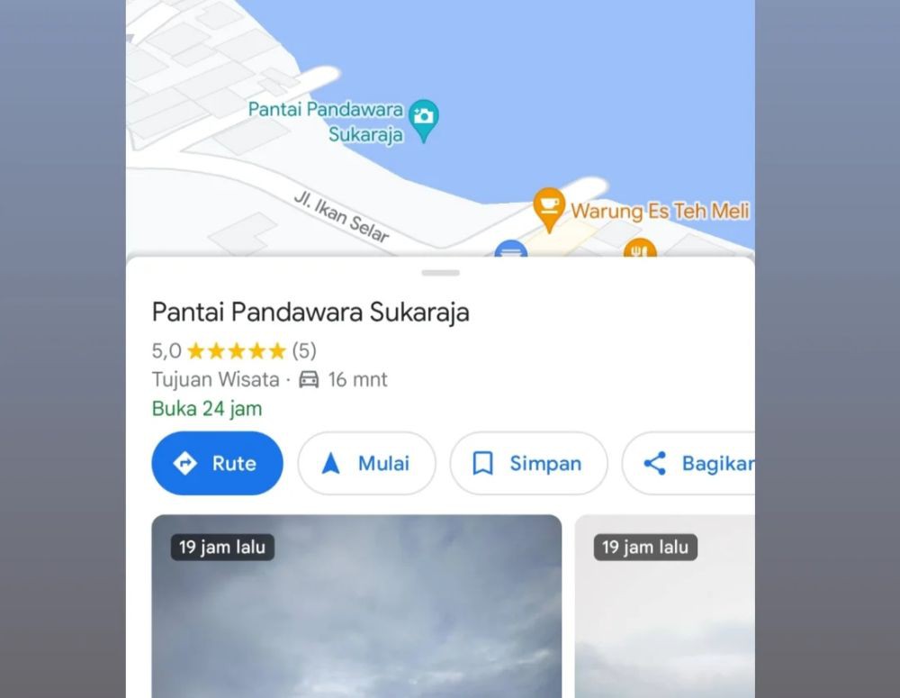 Viral! Nama Pantai di Google Maps Diubah jadi Pantai Pandawara Sukaraja