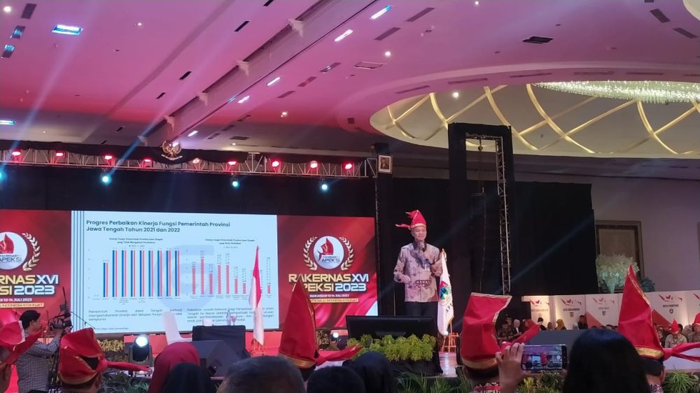 Di APEKSI, Ganjar Pranowo Ungkap Ingin Teruskan Program Jokowi