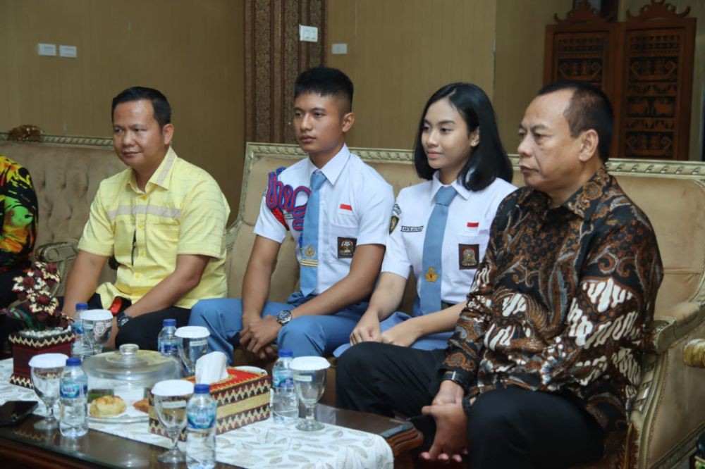 Agita dan Frans, Terpilih Anggota Paskibraka Nasional 2023 Lampung