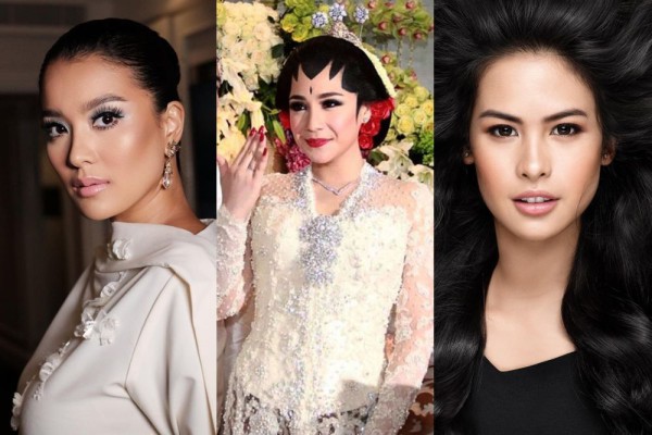 14 Hasil Makeup Karya Adi Adrian, Langganan Artis dan Istri Pejabat