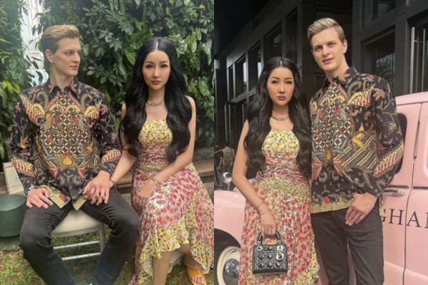 8 Potret Serasi Lucinta Luna Dan Pacar Bule, Barbie Dan Ken?