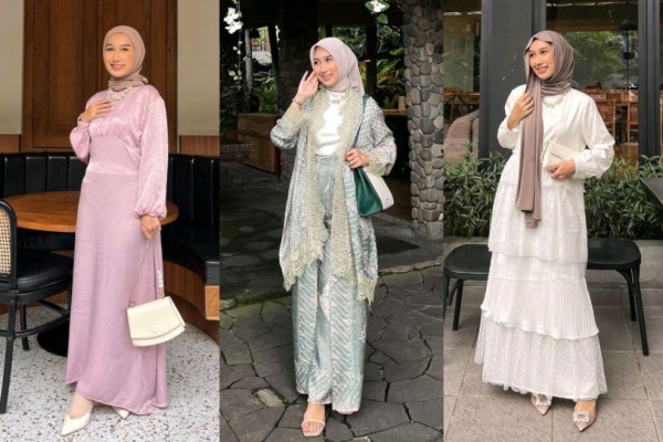 Ide OOTD Kondangan Hijab Risa Larasati, Anggun Tapi Simpel