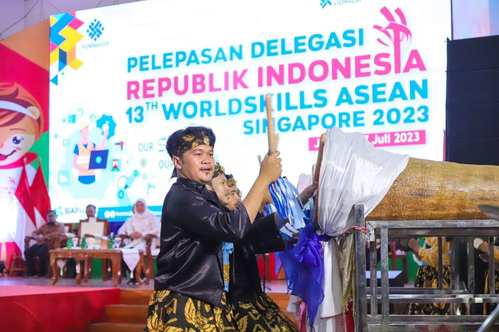 Lepas Delegasi Indonesia Di Ajang WSA 2023, Menaker Tekankan