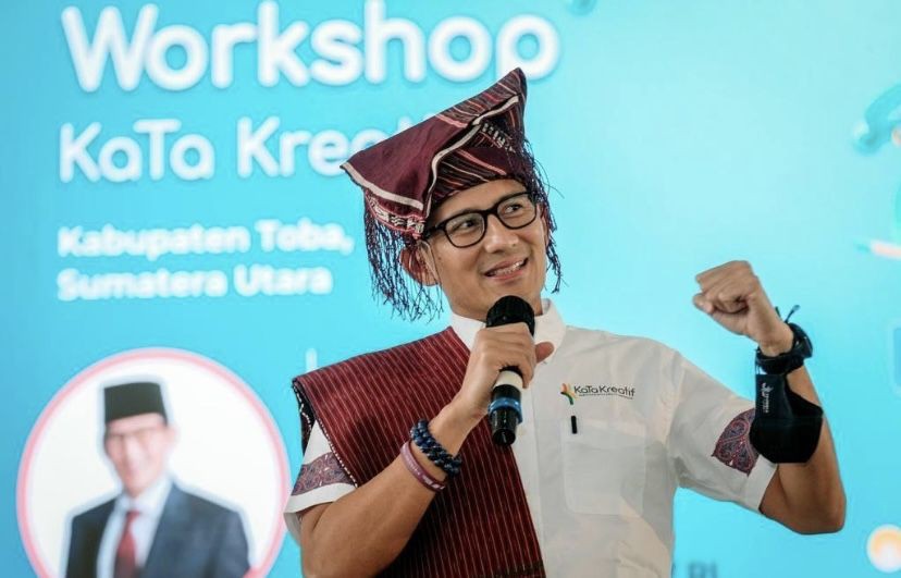 Baliho Ganjar dan Prabowo Ramai di Sumut, Sandiaga: Saya Ajak ke Toba