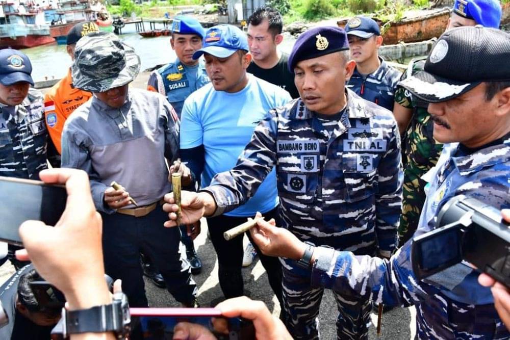 TNI AL Waspadai Bom Laut Usai Temukan Amunisi Di Cilacap