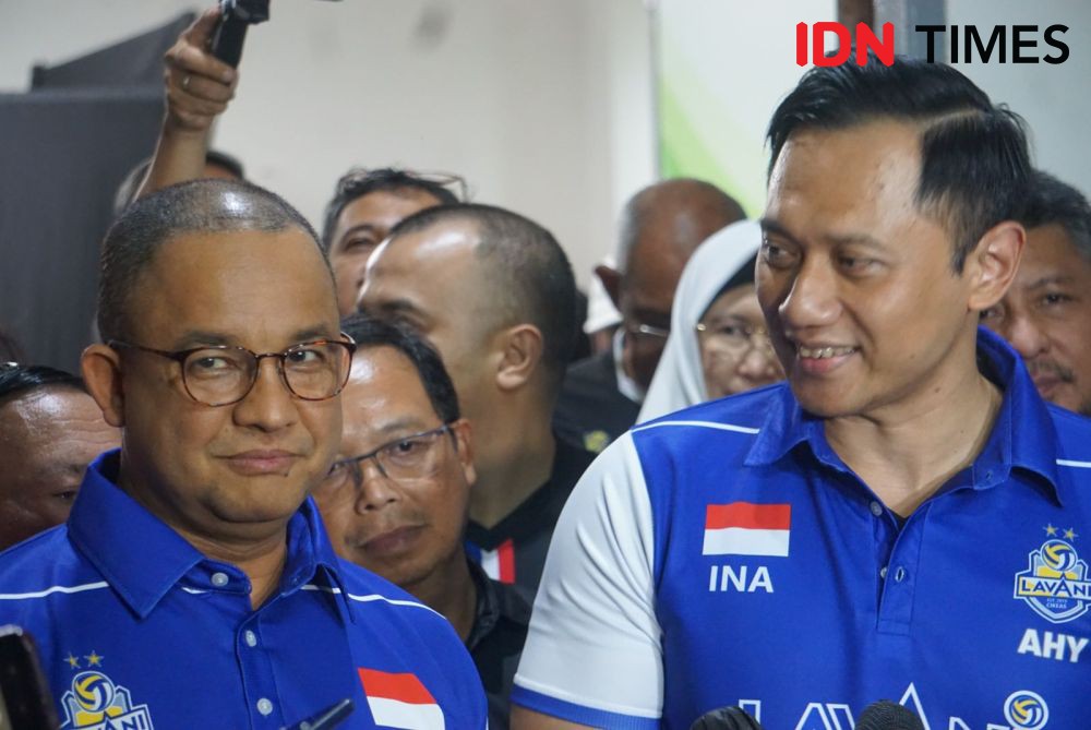 Kecewa, Kader Turunkan Baliho Anies di Kantor Partai Demokrat Aceh