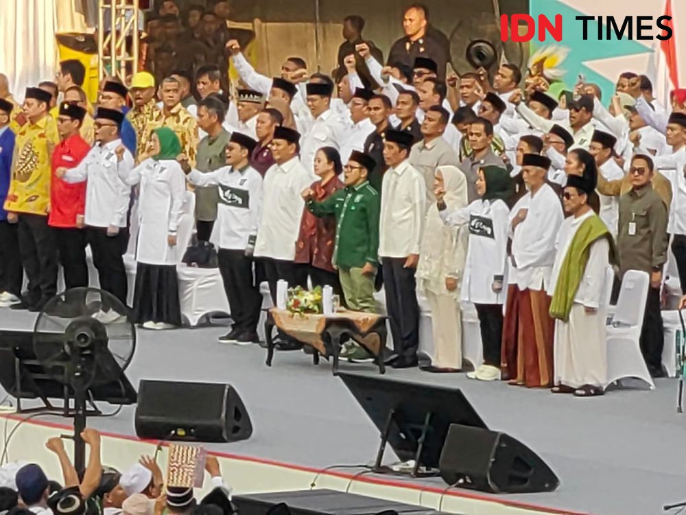 Harlah PKB, Prabowo Disambut Meriah Cak Imin Minta Maaf ke Puan