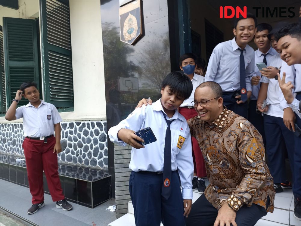 Anies Baswedan Cerita Kenangannya di SMPN 5 Yogyakarta