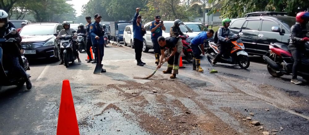 Ini Penyebab Kemacetan Parah di Soekarno Hatta Bandung Tadi Pagi