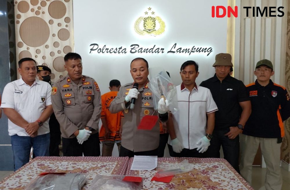 Pria Dibunuh Ayah dan Kakak di Bandar Lampung, 5 Tahun Pakai Narkoba