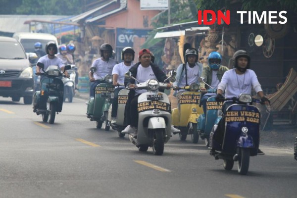 Ribuan Rider se-Nusantara Bakal Mengaspal di Aceh Vespa Festival 2023