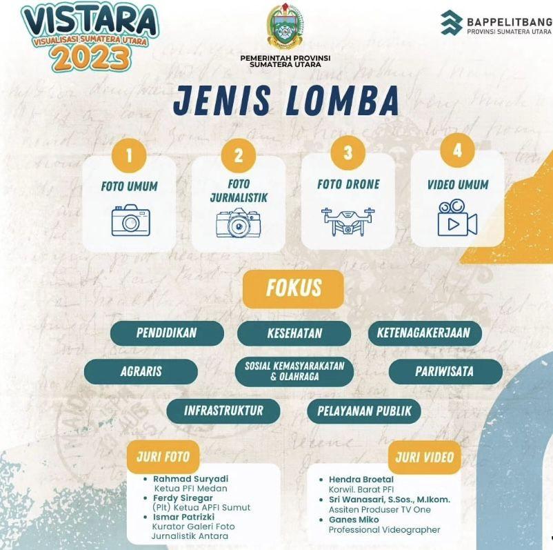 Pemprov Sumut Gelar Lomba Foto dan Video, Ini Cara Pendaftarannya