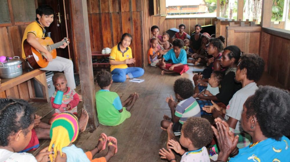 Cegah Stunting jadi Lentera Abdi Setiawan Melayani di Pedalaman Papua