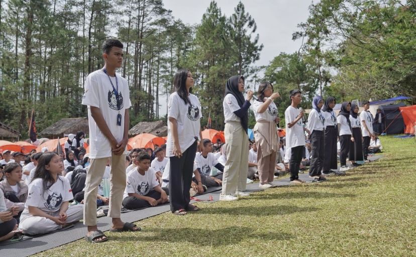 Intip Keseruan Ratusan Pelajar SMAN 3 Medan Camping Ilmiah di Tahura