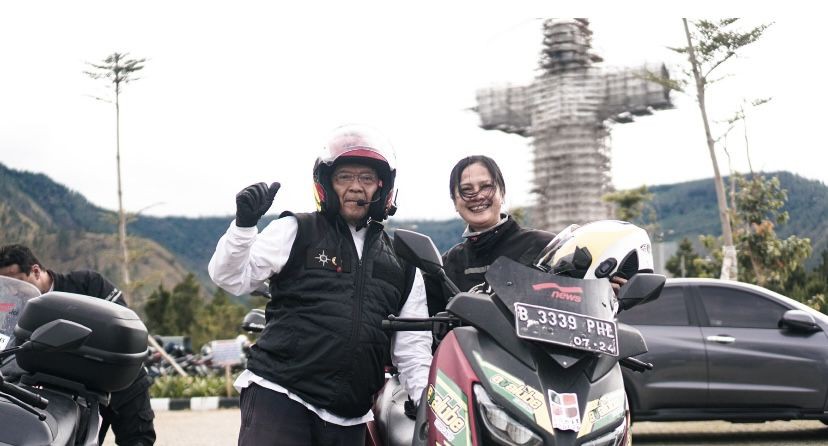 Keseruan Legend Riders Touring 1.700 Km, dari Jakarta Finish di Medan