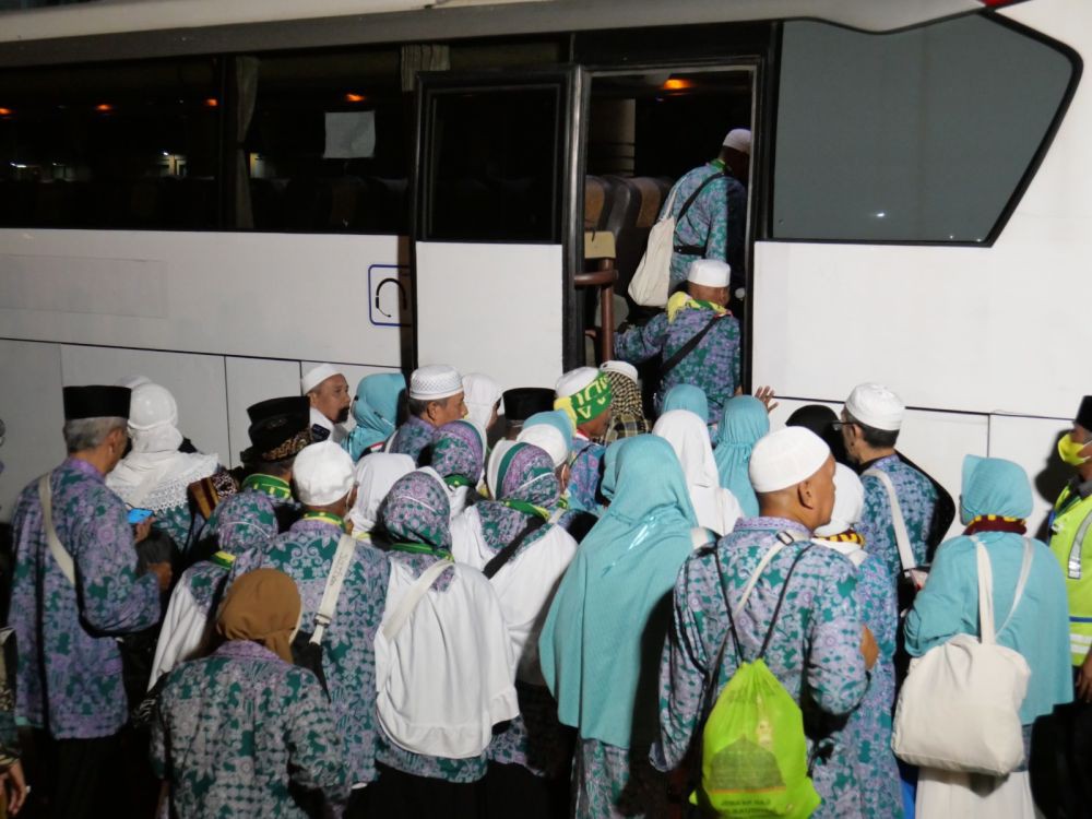 Sebanyak 7 Ribu Jemaah Haji Debarkasi Palembang Pulang ke Tanah Air