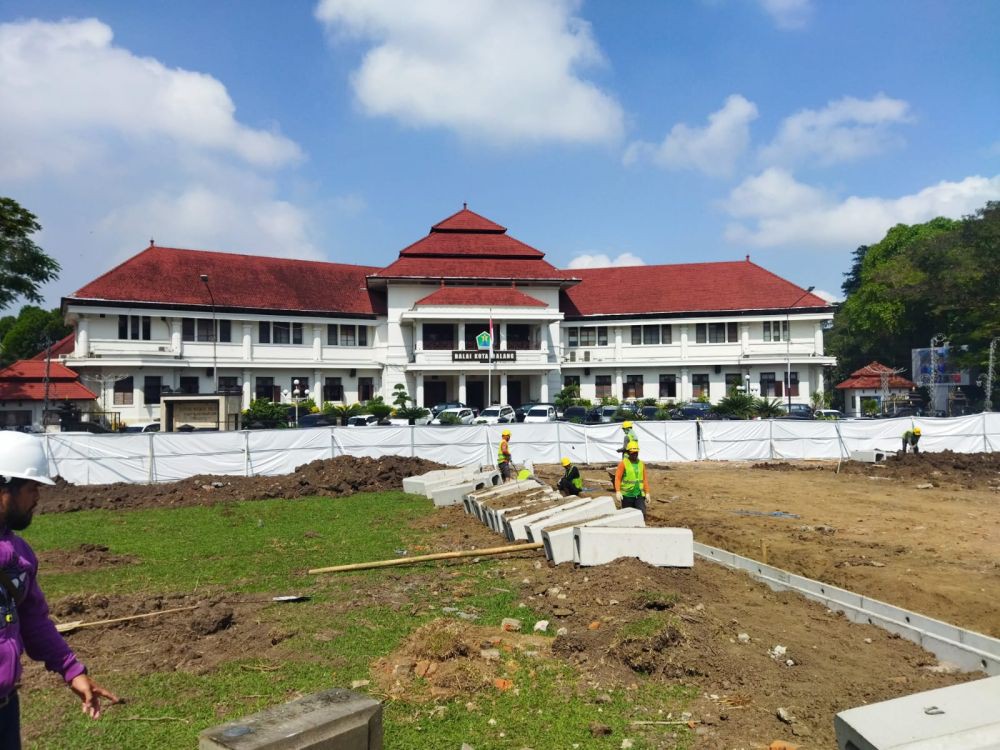 Renovasi Alun-alun Tugu Malang Telan Rp5 M, Ditarget Selesai Cepat