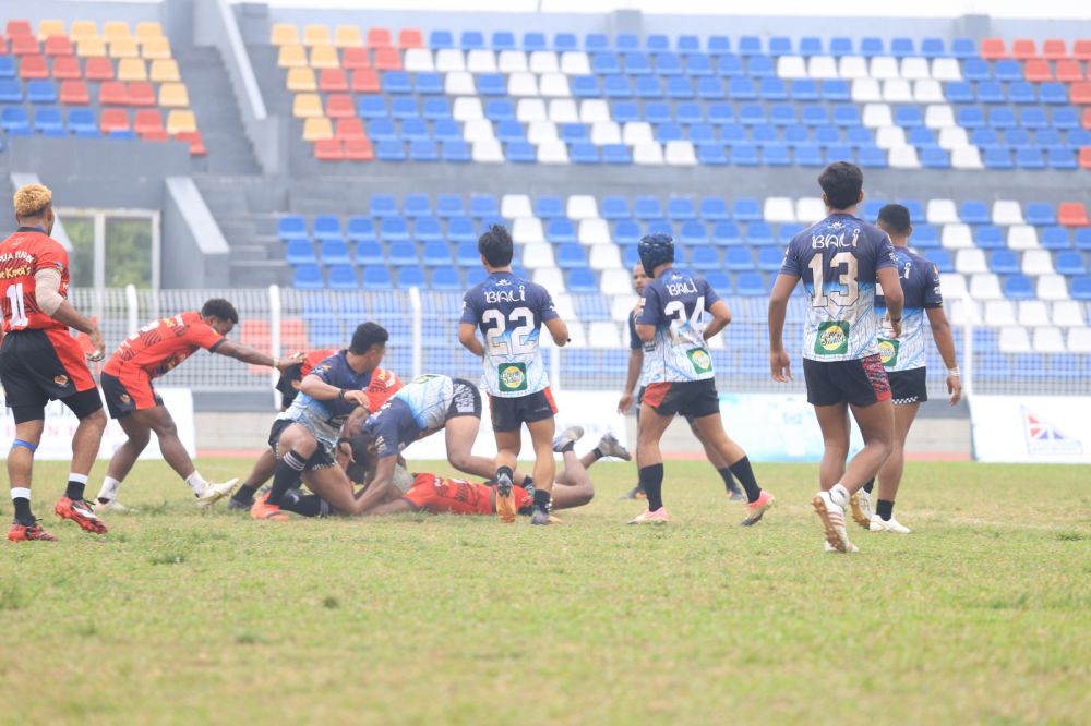 Tim Rugby dari 12 Provinsi Rebutkan Tiket PON 2024 di Stadion Benteng