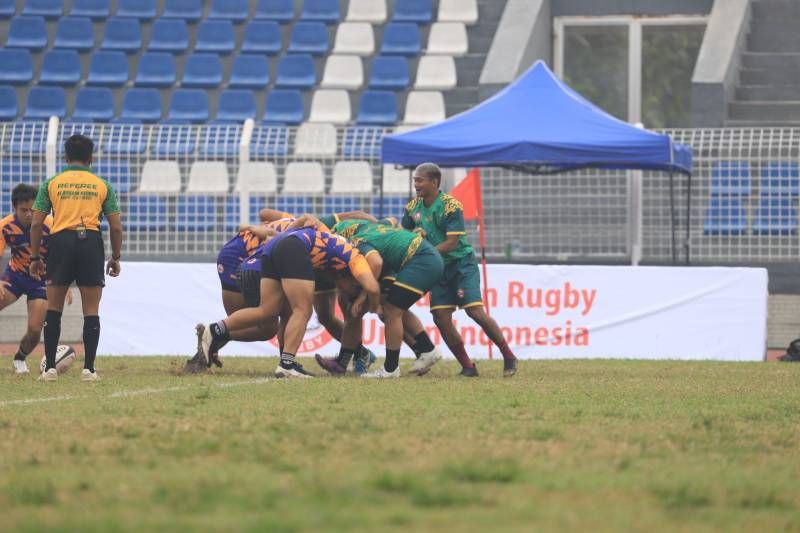 Tim Rugby dari 12 Provinsi Rebutkan Tiket PON 2024 di Stadion Benteng